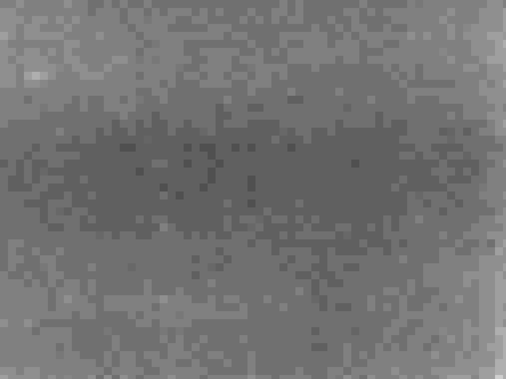 Carte en noir et blanc des variations lentes du fond à chaud, avec des cellules nettes.